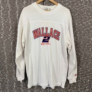 Vintage Rusty Wallace Chase Authentics Nascar‎ Long Sleeve Shirt Men's Large